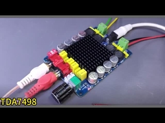 Διπλό κανάλι 2X100W οικιακός ενισχυτής για δέκτες και ενισχυτές DC14-34V τάξη D TDA7498