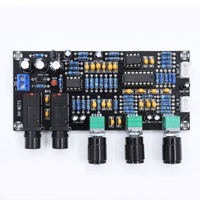 Πίνακας ενισχυτή μικροφώνου PT2399 NE5532 με DC12-24V εργασιακή τάση για ενισχυτικό ήχου στερεοφωνίας