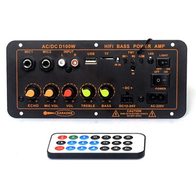 D100W Bluetooth 5.0 Δυναμικό ενισχυτή Δελτίο AC 220V DC 12-24V 5V ασύρματη μονάδα για 8-12 ίντσες