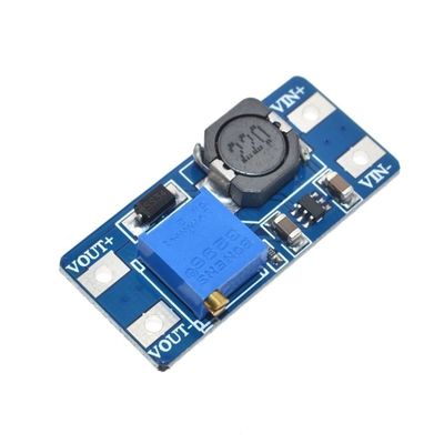 Τύπος τοποθέτησης MT3608 2A 2-24V DC-DC Boost Converter Board για ρυθμιζόμενη παροχή ρεύματος