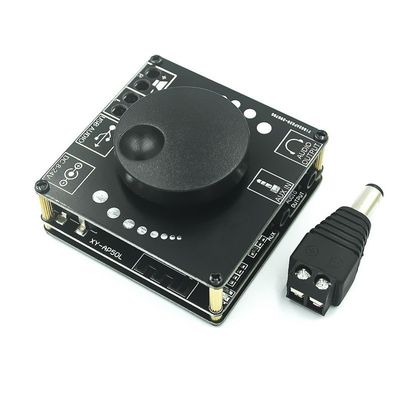 2x50W Δύο κανάλια ηχεία 3.5mm AUX Audio Stereo BT 5.0 Amp Ψηφιακό πίνακα ενισχυτή ισχύος HIFI