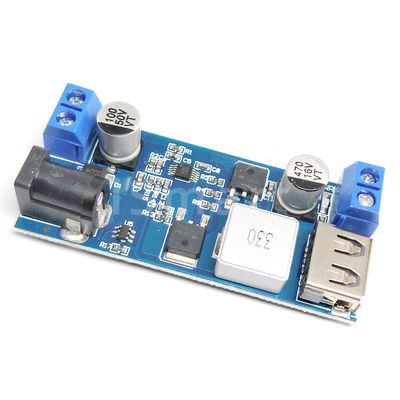ΣΥΝΕΧΕΣ 24V 12V 5V 5A βήμα - κάτω από το μετατροπέα USB Buck παροχής ηλεκτρικού ρεύματος