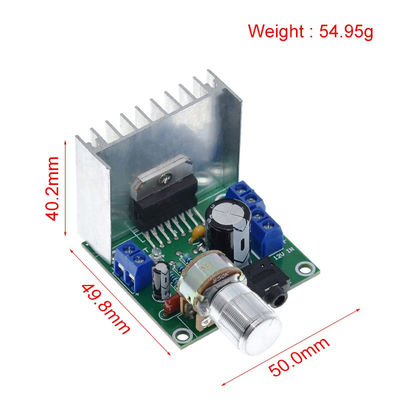 TDA7297 Ενίσχυση ήχου 15W + 15W Διπλό κανάλι με DC 8-18V ισχύς εισόδου για ηχείο βιβλιοθήκης