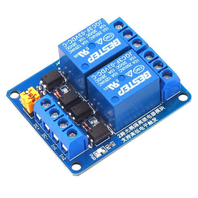 ενότητα 2 ηλεκτρονόμων ελέγχου 3.3V 5V 12V 24V διπλό Optocoupler καναλιών