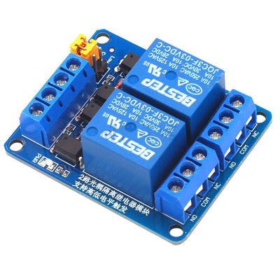 ενότητα 2 ηλεκτρονόμων ελέγχου 3.3V 5V 12V 24V διπλό Optocoupler καναλιών