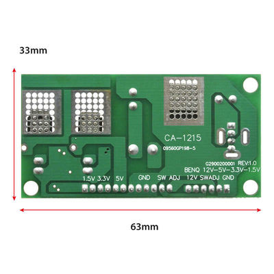CA-1215 12V 5V 3.3V 1.5V Ενότητα τροφοδοσίας LCM LCD Dc To Dc Πίνακας μετατροπής