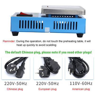 Πιάτο θέρμανσης εργαλείων 400W PTC ελεγκτών λουρίδων Backlight οδηγήσεων για τη γρήγορη συγκόλληση των οδηγήσεων