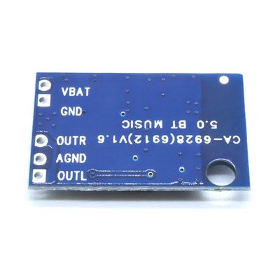CA-6912 Ψηφιακό κανάλι τροφοδοσίας 3.3VDC Μονάδα ήχου ενισχυτή Bluetooth Εξάρτημα πλακέτας ήχου