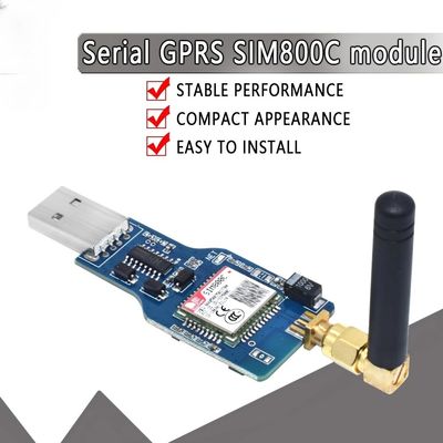 Ασύρματη Wifi ενότητα Usb SIM800 SIM800C στο GSM GPRS ζωνών τετραγώνων ενότητας GSM