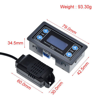 SHT20 10A DC 6V-30V Ψηφιακός Ελεγκτής Υγρασίας Υψηλής Ακρίβειας Αισθητήρας Παρακολούθησης Θερμοκρασίας