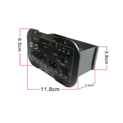Πλακέτα ενισχυτή ραδιοφώνου Bluetooth 5.0 FM με ισχύ 100W για ήχο σπιτιού και αυτοκινήτου