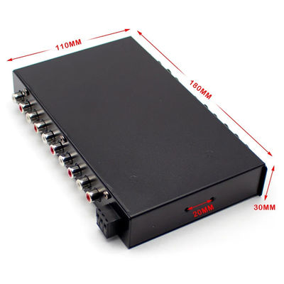 24V 5 Segment Car Audio Equalizer με τηλεχειριστήριο και Aux Input για ακριβή ρύθμιση