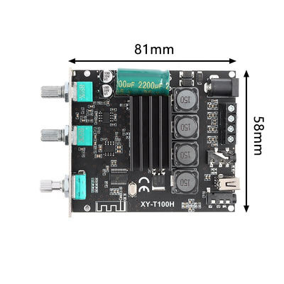 XY-T100H Πίνακα ενισχυτή ήχου Bluetooth 100WX2 Ble 5.0 TPA3116D2 Στερεο ψηφιακή ισχύς