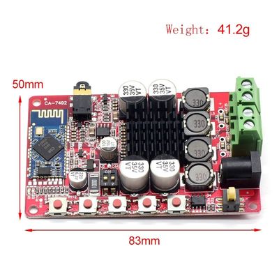 CA-7492 Πίνακα ενισχυτή ήχου Bluetooth 5.0 με έξοδο 2*50W και παροχή ρεύματος DC8-25V