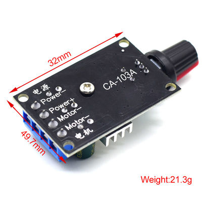 CA-103A PWM DC ρυθμιστής ταχύτητας κινητήρα 6V 12V 24V 28V 3A Switcher ταχύτητας 1203BK