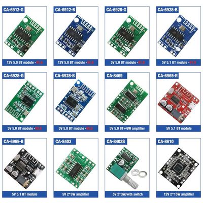 CA-8469 5V Μονάδα BT 5.0 Τάξη D PAM8403 Ψηφιακός ενισχυτής ισχύος ήχου