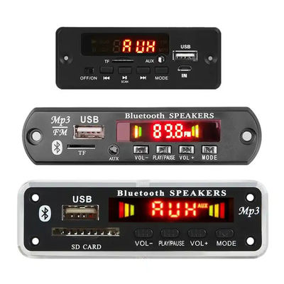 MP3 Player USB Module BT 5.0 MP3 Decoder Board FM AUX Ραδιοφωνική εγγραφή Ενίσχυση ισχύος