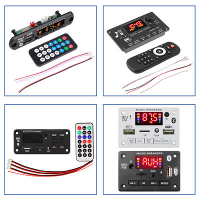 MP3 Player USB Module BT 5.0 MP3 Decoder Board FM AUX Ραδιοφωνική εγγραφή Ενίσχυση ισχύος