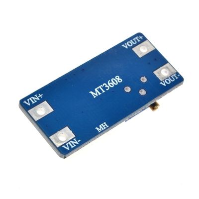Τύπος τοποθέτησης MT3608 2A 2-24V DC-DC Boost Converter Board για ρυθμιζόμενη παροχή ρεύματος