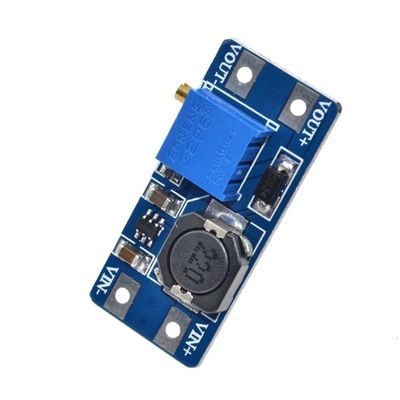 Τύπος τοποθέτησης MT3608 2A 2-24V DC-DC Boost Converter Board για ρυθμιζόμενη παροχή ρεύματος