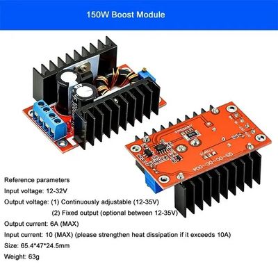 DC-DC 9A 300W Buck μετατροπέας 150W Boost μετατροπέας 5-40v σε 1,2-35v Power Module Step Down μετατροπέας