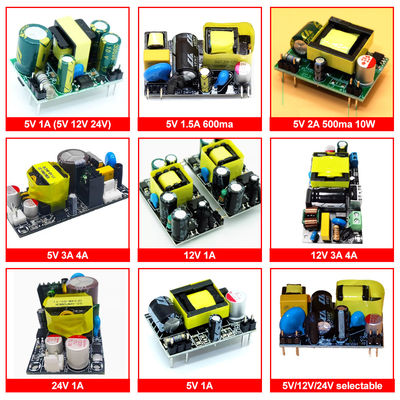 200V έως 5V/9V/12V 500mA/700mA/800mA/300mA/1A Απομονωμένη μονάδα παροχής ρεύματος διακόπτη AC-DC Step Down