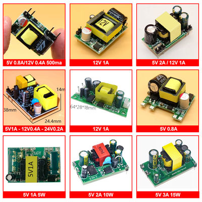 200V έως 5V/9V/12V 500mA/700mA/800mA/300mA/1A Απομονωμένη μονάδα παροχής ρεύματος διακόπτη AC-DC Step Down