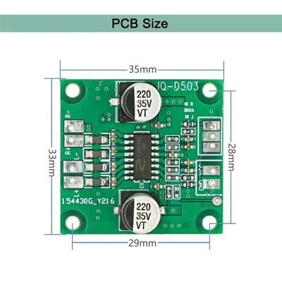 Μίνι ενότητα ενισχυτή 2*40W με ισχύ DC 5V-26V και IC CS8673E