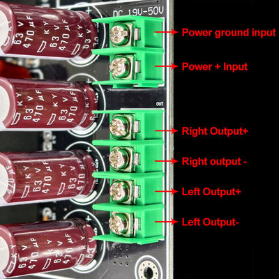 SAMP-200 HIFI διπλού πυρήνα TPA3255 600W ψηφιακός ενισχυτής ισχύος κατηγορίας D για επαγγελματικό ήχο