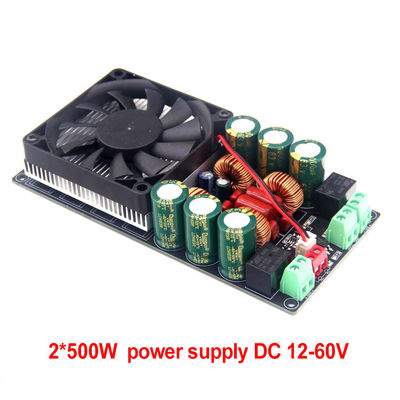 2X500W Κλάση D Ψηφιακό στερεοφωνικό ενισχυτή ισχύος 12V-48V για αυτοκίνητο Καραόκε Οικιακό Θέατρο Subwoofer Ηχείο