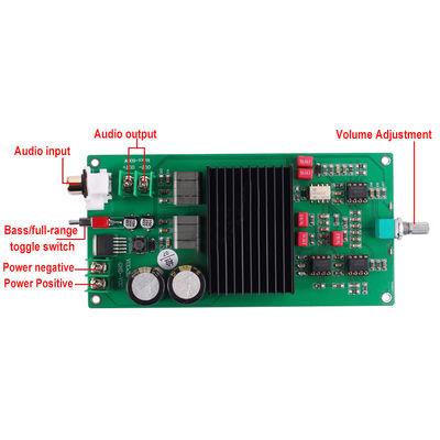 Δύναμη 600W Μονό HIFI ψηφιακά ενισχυτικά πλαίσια για δέκτες 2.0 κανάλια Professional