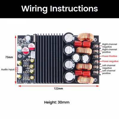 TPA3255 Audiophile 300W Bi-Channel Stereo Module Digital Amplifier Board για επαγγελματικό ήχο