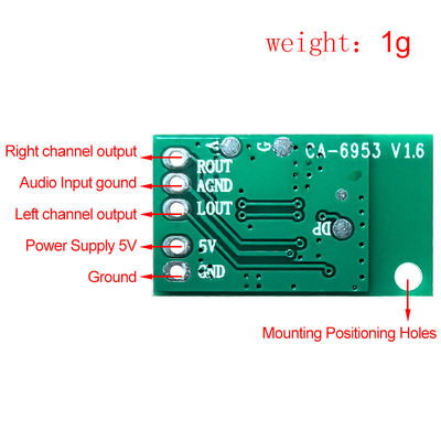 Καθαρό BT 5.0 Module Bluetooth Amplifier Board για ομιλητή ήχου