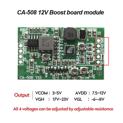 CA-508 LCD LED TCON Board VGL VGH VCOM.AVDD 4 12v Ενότητα τροφοδοσίας ηλεκτρικής ενέργειας με μετατροπέα Boost