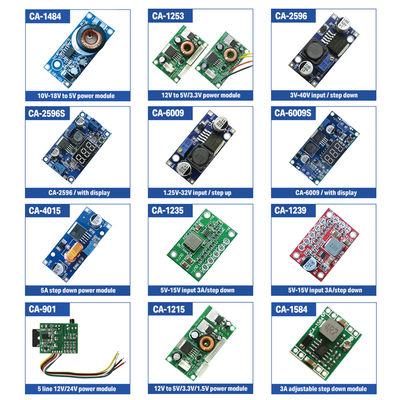 Τύπος τυποποιημένης τοποθέτησης DC-DC Step-Down module για πίνακα κυκλωμάτων PCB τροφοδοσίας 10-18V