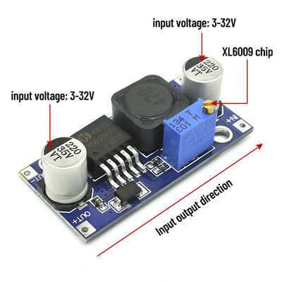 LED και LCD συμβατό 43*22mm Super XL6009 DC-DC Boost Module με ρυθμιζόμενη έξοδο