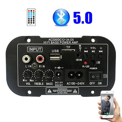 Ψηφιακό πίνακα ενισχυτή ήχου με σύνδεση Bluetooth για αυτοκίνητο, μοτοσυκλέτα και οικιακό ήχο
