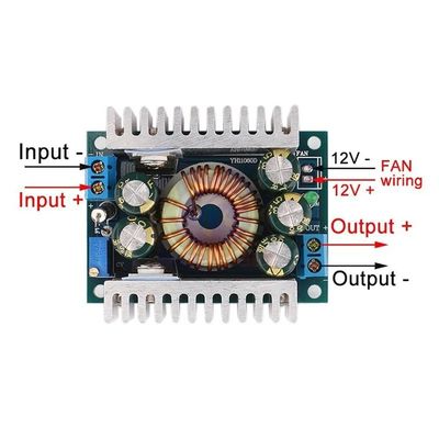 DC-DC 5-40V έως 1,2-36V 8A/100W 12A Ρυθμιστής μέγιστης τάσης για αυτοκίνητο Step Down Buck Converter