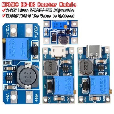 Creatall MT3608 DC-DC Boost Module 2A Boost Board Εισαγωγική τάση 2-24V Εισαγωγική τάση 30V