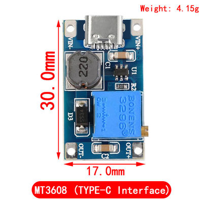 Creatall MT3608 DC-DC Boost Module 2A Boost Board Εισαγωγική τάση 2-24V Εισαγωγική τάση 30V