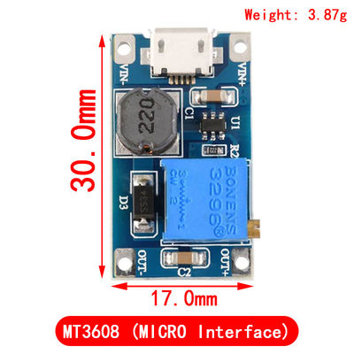 Creatall MT3608 DC-DC Boost Module 2A Boost Board Εισαγωγική τάση 2-24V Εισαγωγική τάση 30V