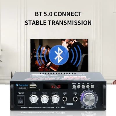 Ασύρματος BT 2.0Στερεοφωνικός ενισχυτής LDZS AV-298BT για ενισχυτές αυτοκινήτων και KTV Home