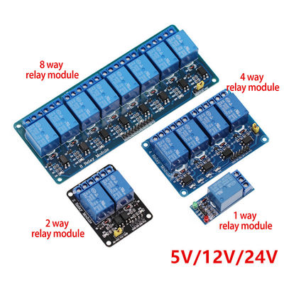 Πύραυλο υψηλού και χαμηλού επιπέδου 5V/12V/24V για Arduino 1 2 4 6 8 Channel Relay Module