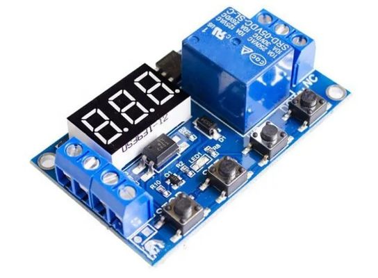 Σφραγισμένη 12V ψηφιακή οθόνη LED On/Off Timer Relay Switch Board για την κατασκευή PCB