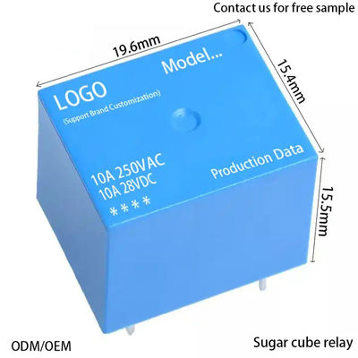 Μίνι ηλεκτρομαγνητικό ρελέι PCB T73 Δύναμη 10A 10amp 1 Co Dc 5V 12V 24 24V 24vdc 4 Pin 5pines 5 Pines