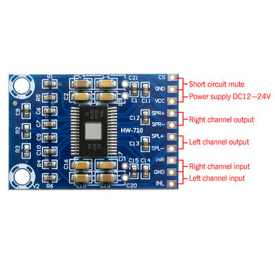 Πίνακας ψηφιακού ενισχυτή TPA3116D2 Chip με έξοδο 50W+50W και ισχύ συνεχούς 12V-24V