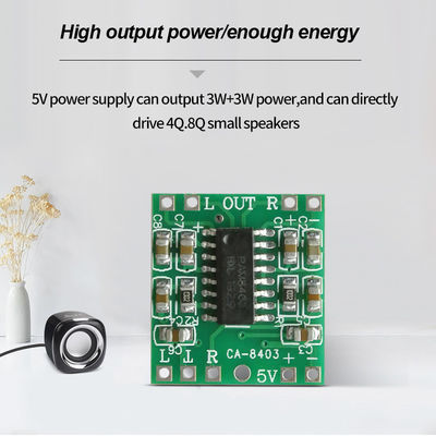 2*3W DC 5V Ultra-Small PMA8403 Διοικητική επιφάνεια ενισχυτή ήχου κλάσης D για μικρές ηχεία