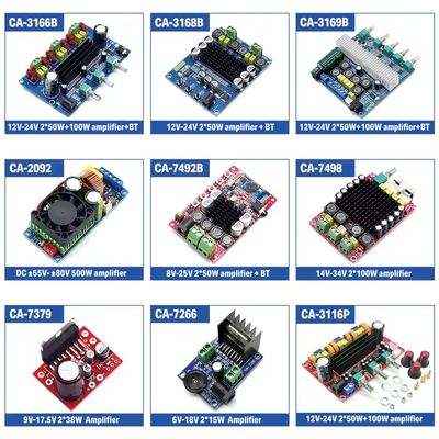 50W*2 100W TPA3116D2 BT 5.0 HIFI Ψηφιακή ισχύς Subwoofer Amplifier Board για ήχο