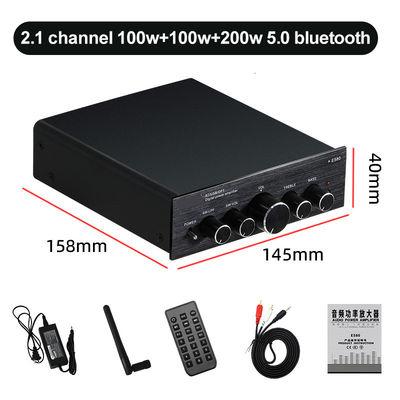 Ενισχυτής ισχύος 2,1 καναλιών 100 W Ασύρματο Bluetooth ψηφιακός ήχος HIFI Power Ενισχυτής ισχύος για οικιακό ήχο
