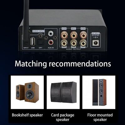 Ενισχυτής ισχύος 2,1 καναλιών 100 W Ασύρματο Bluetooth ψηφιακός ήχος HIFI Power Ενισχυτής ισχύος για οικιακό ήχο